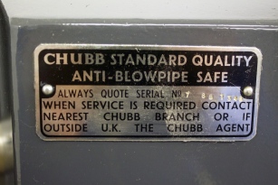 Reconditioned Chubb Standard Quality Anti Blowpipe Safe - 3420 Model