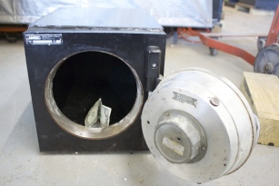 Used Amsec Round Door TL15 High Security Money Chest Safe