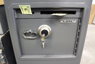 Used Tall and Heavy Meilink Drop Safe